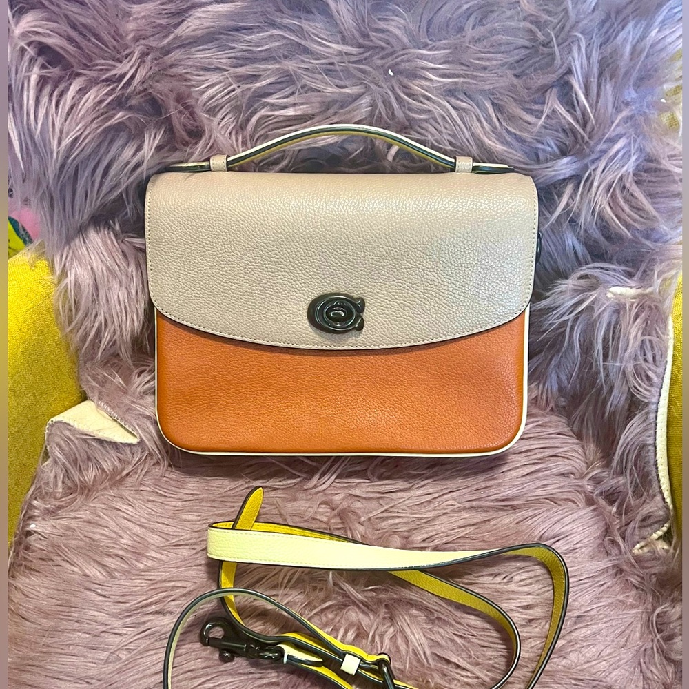 Coach Cassie Colorblock Crossbody Bag in Ginger Multi 69524